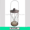 Hanging Wrought Iron Tealight Candle Lantern